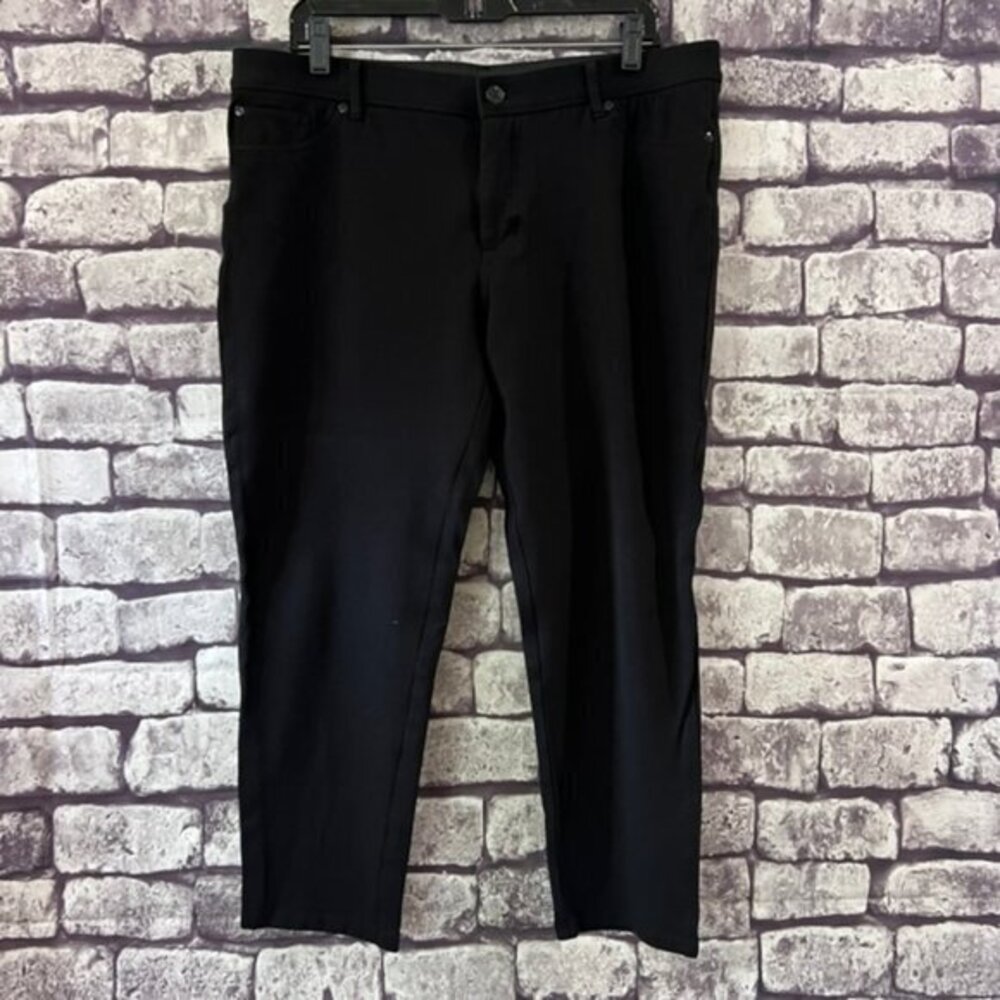 Chico's Black Crop Pants Size L/14 Short